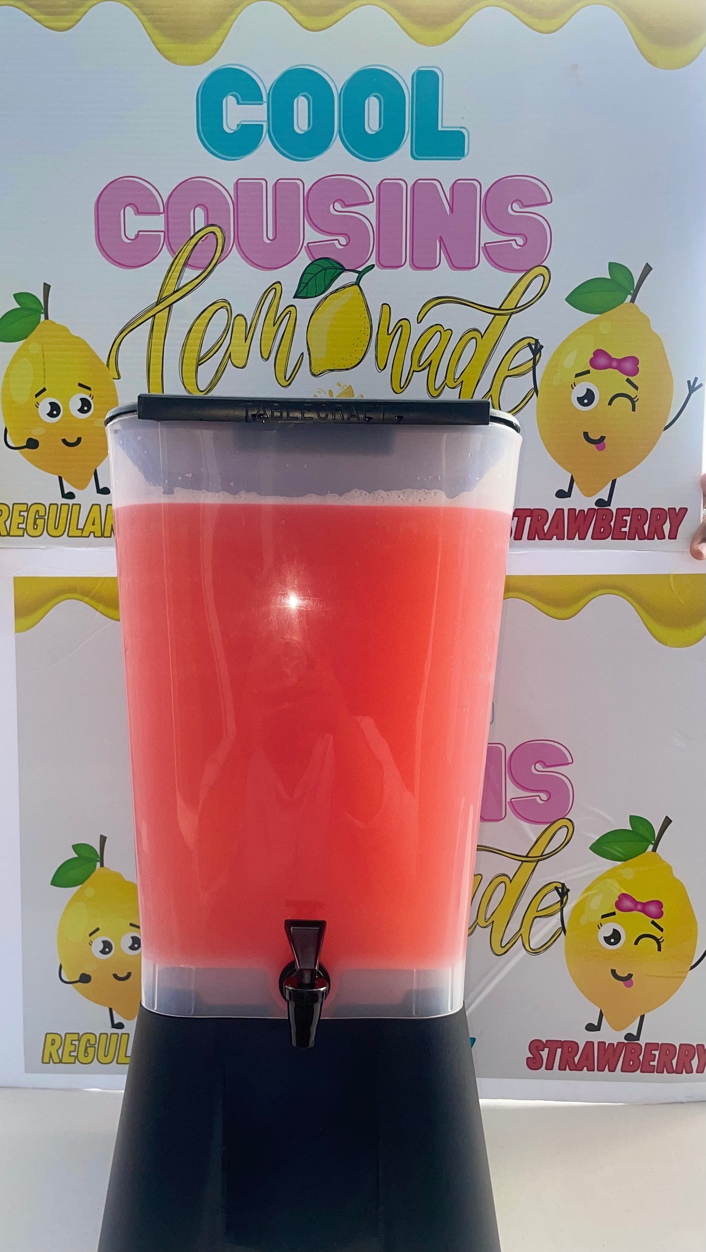 5 gallon event Strawberry Lemonade
